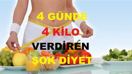 Hızlı Kilo Vermek İçin Sağlıklı Diyet