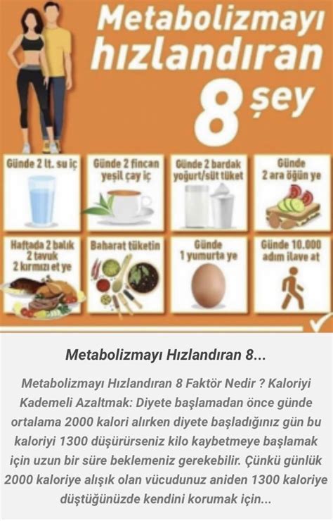 Kalori ve Metabolizma Arasındaki Bağlantı: Hızlı Zayıflama Yöntemleri